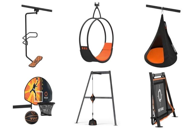 A selection of Vuly swing set accessories