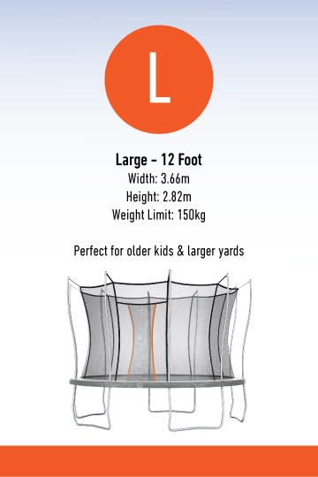 Information about large Vuly Thunder trampoline